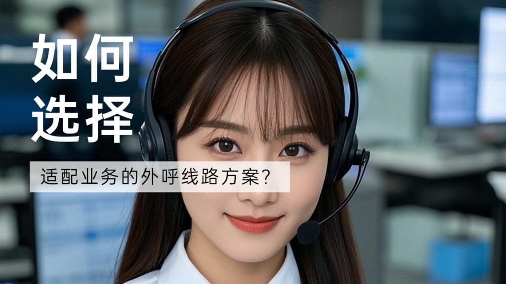 6 种电话外呼系统线路对比：如何选择适配业务的高效方案？
