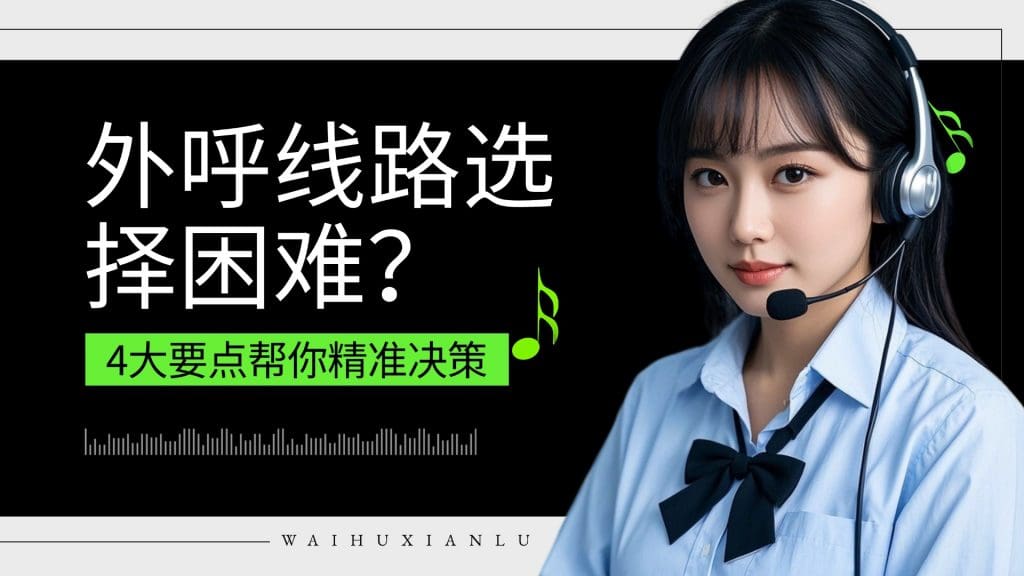 外呼线路选择困难？4 大要点帮你精准决策