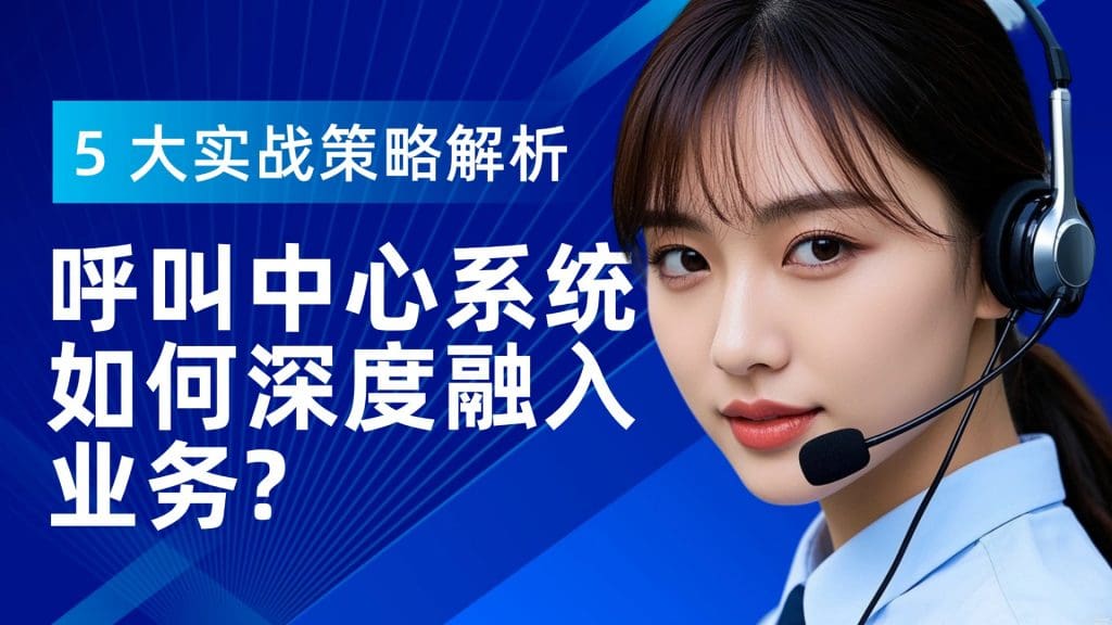 呼叫中心系统如何深度融入业务？5 大实战策略解析