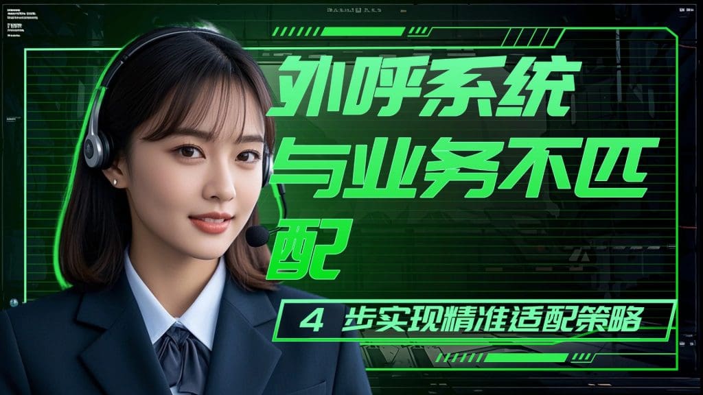 外呼系统与业务不匹配？4 步实现精准适配策略?