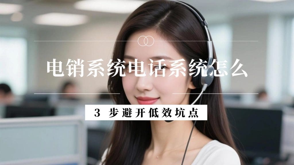 电销系统电话系统怎么?。? 步避开低效坑点?