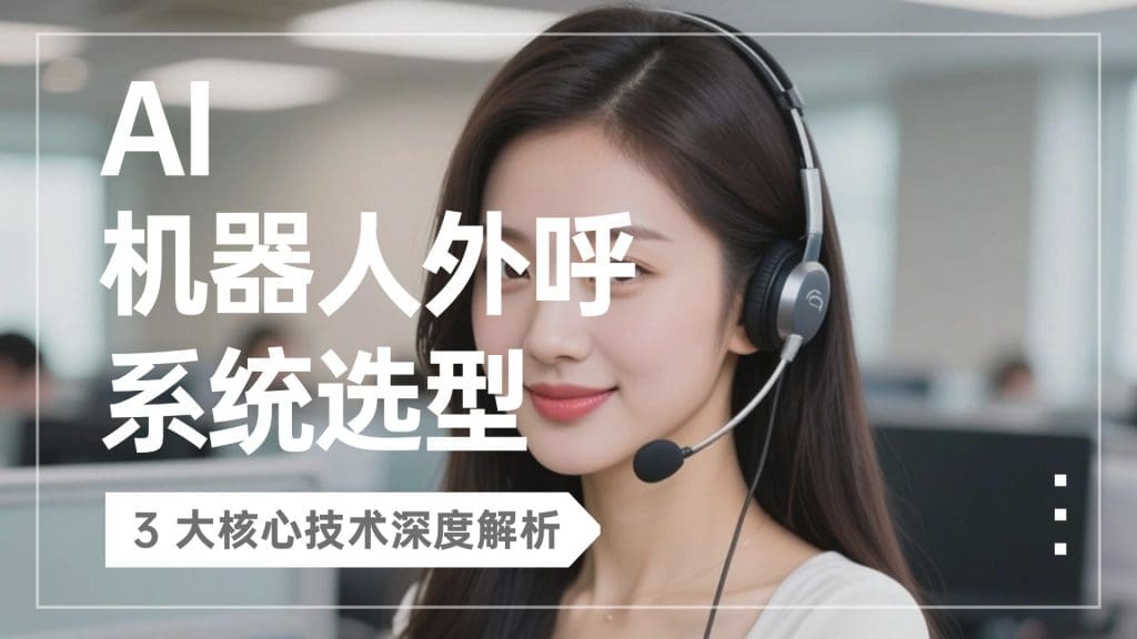 AI 机器人外呼系统选型：3 大核心技术深度解析?