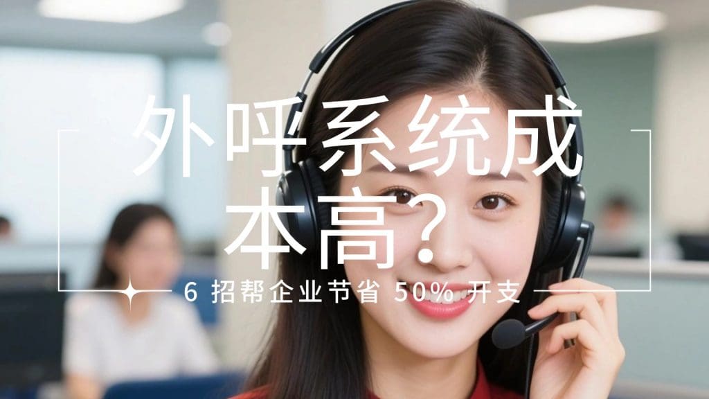 外呼系统成本高？6 招帮企业节省 50% 开支