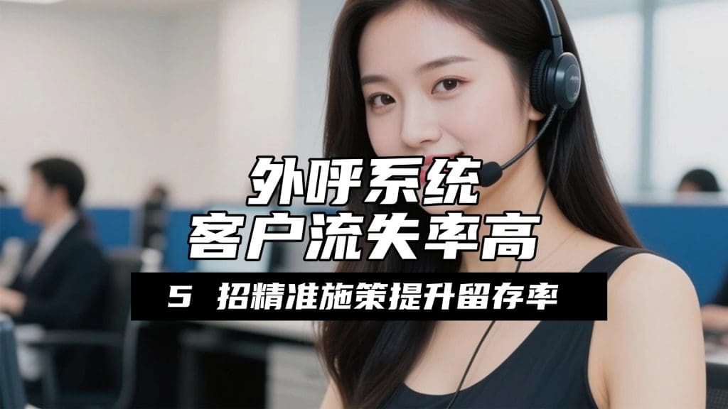 外呼系统客户流失率高？5 招精准施策提升留存率
