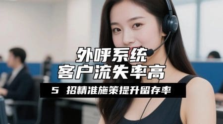 外呼系统客户流失率高？5 招精准施策提升留存率