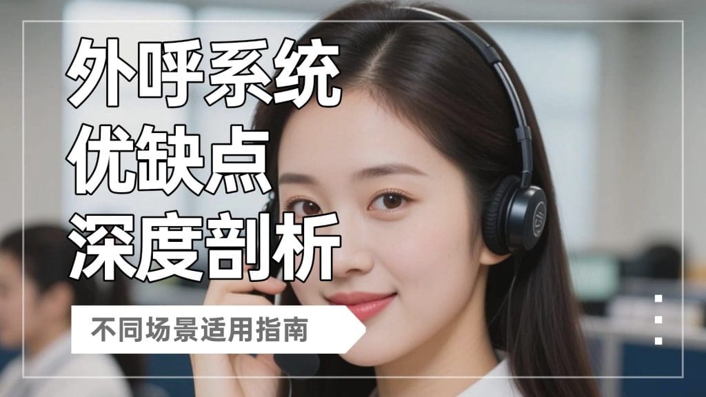 外呼系统优缺点深度剖析：不同场景适用指南?